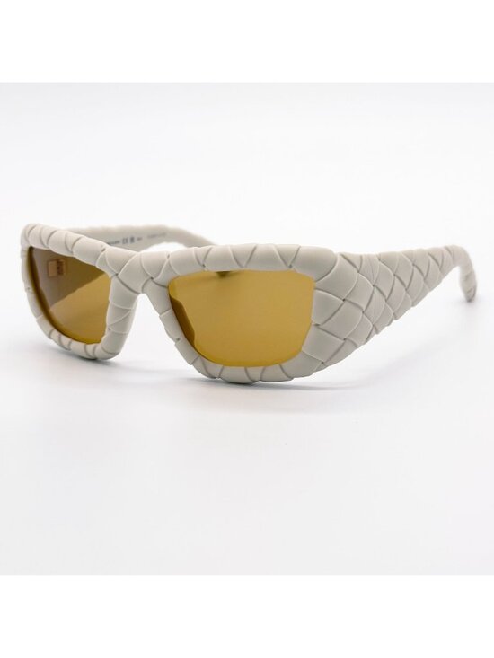 NEW BOTTEGA VENETA SUNGLASSES BV1303S 006 WOMEN WHITE EYEWEAR main image 7